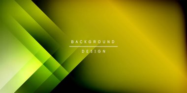 Dinamik gölge çizgileri geometrik şekiller