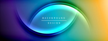 Parlak gökkuşağı stili renk eğrisi ve yuvarlak çizgi arkaplanı. Vector Illustration Duvar kağıdı, bayrak, illüstrasyon, iniş sayfası