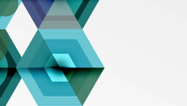 Altıgenler tasarımı geometrik soyut arkaplan