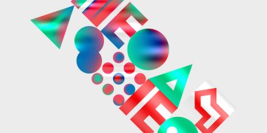 Üçgenler, daireler, kareler, dikdörtgenler. Duvar Kağıdı, Sancak, Arkaplan, Kart, Kitap İllüstrasyonu, İniş Sayfası