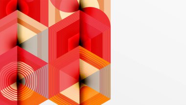 Altıgenler tasarımı geometrik soyut arkaplan