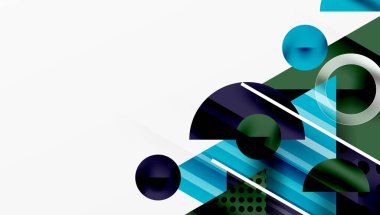 Parlak soyut arkaplan - parlak eğim tonlarıyla katmanlı üçgenler. Yarı şeffaf şekiller derinlik ve çağdaş estetik ekler