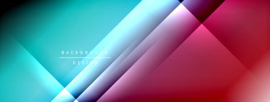 Gölge ve ışıktan oluşan çizgileri olan renkli bir eğim. Yaratıcı arkaplan