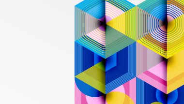 Altıgenler, elmas desenleri. Geometrik tekrarlayan altıgen arkaplan