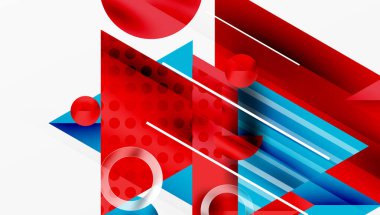 Parlak soyut arkaplan - parlak eğim tonlarıyla katmanlı üçgenler. Yarı şeffaf şekiller derinlik ve çağdaş estetik ekler