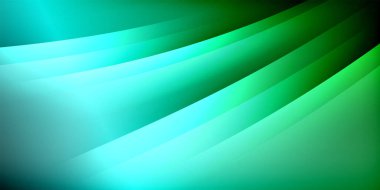 Gölge çizgileri olan etkileyici bir poster. Özellikler teknolojisi, minimalist ve iş temaları, parlak canlı renk şemaları