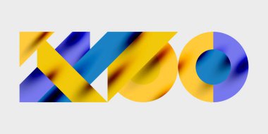 Dinamik geometrik bir kompozisyonda daireler, çizgiler ve üçgenler içeren modern soyut bir arkaplan. Tarz, teknoloji veya yaratıcı temalı tasarımlar için mükemmel.