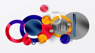 Soyut arkaplan - pürüzsüz eğimleri ve şeffaflığı olan katmanlı geometrik şekiller