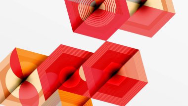 Altıgenler tasarımı geometrik soyut arkaplan