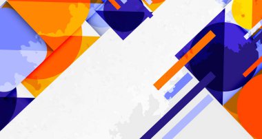 Kareler, daireler, üçgenler ve kumlu, gürültülü doku. Duvar Kağıdı, Sancak, Arkaplan, Kart, Kitap İllüstrasyonu, İniş Sayfası