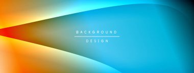 Parlak gökkuşağı stili renk eğrisi ve yuvarlak çizgi arkaplanı. Vector Illustration Duvar kağıdı, bayrak, illüstrasyon, iniş sayfası