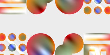 Çemberler ve üçgenler modern sanat. Duvar Kağıdı, Sancak, Arkaplan, Kart, Kitap İllüstrasyonu, İniş Sayfası