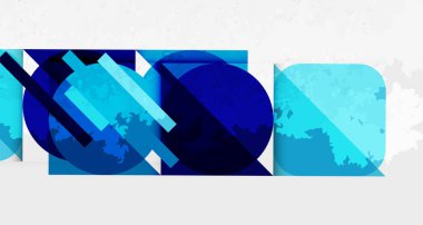 Kareler, daireler, üçgenler ve kumlu, gürültülü doku. Duvar Kağıdı, Sancak, Arkaplan, Kart, Kitap İllüstrasyonu, İniş Sayfası