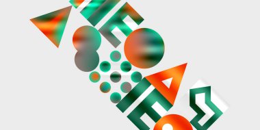 Çemberler ve üçgenler modern sanat. Duvar Kağıdı, Sancak, Arkaplan, Kart, Kitap İllüstrasyonu, İniş Sayfası