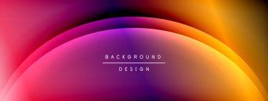 Parlak gökkuşağı stili renk eğrisi ve yuvarlak çizgi arkaplanı. Vector Illustration Duvar kağıdı, bayrak, illüstrasyon, iniş sayfası