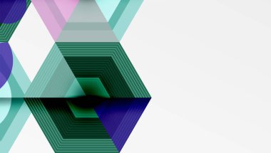 Altıgenler tasarımı geometrik soyut arkaplan