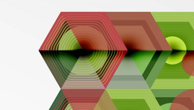 Altıgenler, elmas desenleri. Geometrik tekrarlayan altıgen arkaplan