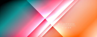 Gölge ve ışıktan oluşan çizgileri olan renkli bir eğim. Yaratıcı arkaplan