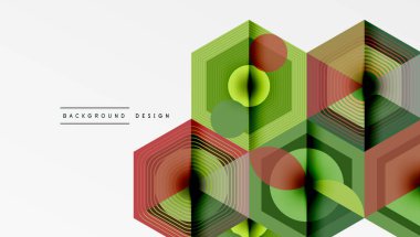 Altıgenler, elmas desenleri. Geometrik tekrarlayan altıgen arkaplan