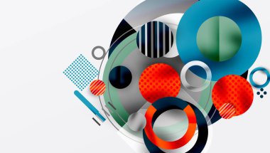 Soyut arkaplan - pürüzsüz eğimleri ve şeffaflığı olan katmanlı geometrik şekiller