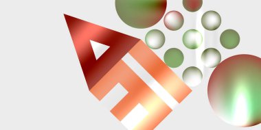 Basit şekiller - daireler, üçgenler, dikdörtgenler soyut arka plan. Duvar Kağıdı, Sancak, Arkaplan, Kart, Kitap İllüstrasyonu, İniş Sayfası