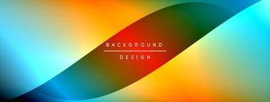 Parlak gökkuşağı stili renk eğrisi ve yuvarlak çizgi arkaplanı. Vector Illustration Duvar kağıdı, bayrak, illüstrasyon, iniş sayfası