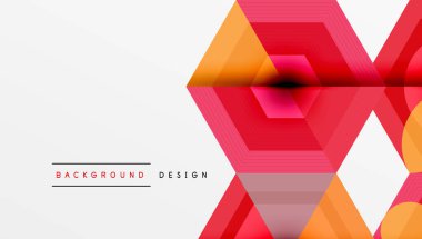 Yaratıcı altıgenler geometrik şekiller tasarımı