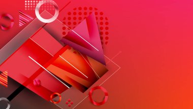 Yaratıcı üçgenler ve daireler bileşimi