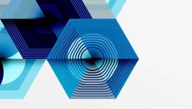 Altıgenler, elmas desenleri. Geometrik tekrarlayan altıgen arkaplan