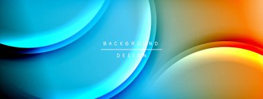 Parlak gökkuşağı stili renk eğrisi ve yuvarlak çizgi arkaplanı. Vector Illustration Duvar kağıdı, bayrak, illüstrasyon, iniş sayfası