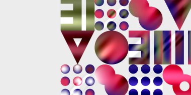 Üçgenler, daireler, kareler, dikdörtgenler. Duvar Kağıdı, Sancak, Arkaplan, Kart, Kitap İllüstrasyonu, İniş Sayfası