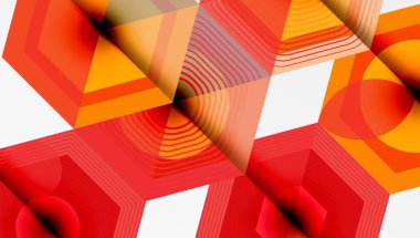 Altıgenler tasarımı geometrik soyut arkaplan