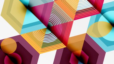 Altıgenler, elmas desenleri. Geometrik tekrarlayan altıgen arkaplan