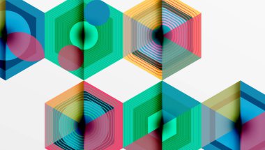 Altıgenler, elmas desenleri. Geometrik tekrarlayan altıgen arkaplan