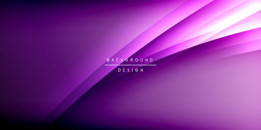 Gölge çizgileri olan etkileyici bir poster. Özellikler teknolojisi, minimalist ve iş temaları, parlak canlı renk şemaları