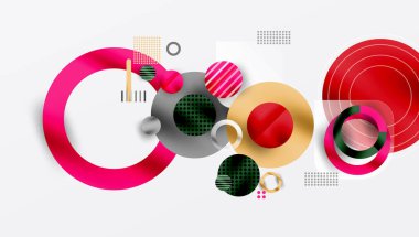 Soyut arkaplan - pürüzsüz eğimleri ve şeffaflığı olan katmanlı geometrik şekiller