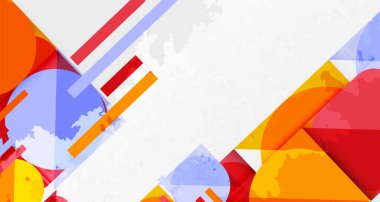 Çemberler, kareler ve çizgilerle geometrik arkaplandaki tahıllı leke dokusu. Duvar Kağıdı, Sancak, Arkaplan, Kart, Kitap İllüstrasyonu, İniş Sayfası