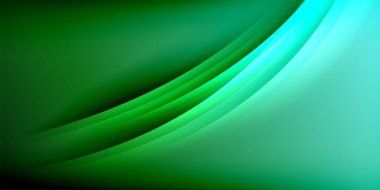 Gölge çizgileri olan etkileyici bir poster. Özellikler teknolojisi, minimalist ve iş temaları, parlak canlı renk şemaları