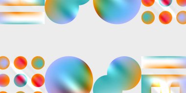 Çemberler ve üçgenler modern sanat. Duvar Kağıdı, Sancak, Arkaplan, Kart, Kitap İllüstrasyonu, İniş Sayfası