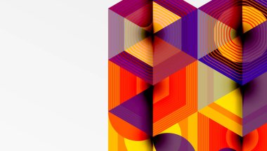 Altıgenler, elmas desenleri. Geometrik tekrarlayan altıgen arkaplan