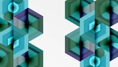 Altıgenler tasarımı geometrik soyut arkaplan