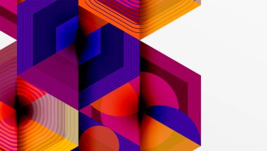 Altıgenler, elmas desenleri. Geometrik tekrarlayan altıgen arkaplan