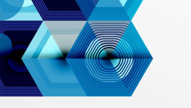 Altıgenler, elmas desenleri. Geometrik tekrarlayan altıgen arkaplan