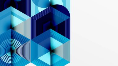 Altıgenler, elmas desenleri. Geometrik tekrarlayan altıgen arkaplan