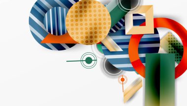 Dinamik karmaşık geometrik soyut arkaplan