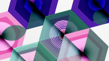 Altıgenler tasarımı geometrik soyut arkaplan