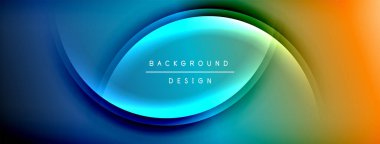 Parlak gökkuşağı stili renk eğrisi ve yuvarlak çizgi arkaplanı. Vector Illustration Duvar kağıdı, bayrak, illüstrasyon, iniş sayfası