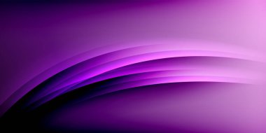 Gölge çizgileri olan etkileyici bir poster. Özellikler teknolojisi, minimalist ve iş temaları, parlak canlı renk şemaları