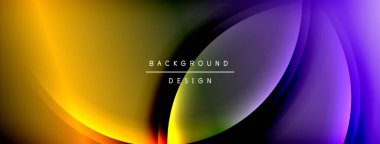 Parlak gökkuşağı stili renk eğrisi ve yuvarlak çizgi arkaplanı. Vector Illustration Duvar kağıdı, bayrak, illüstrasyon, iniş sayfası