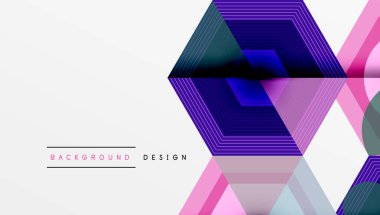 Altıgenler tasarımı geometrik soyut arkaplan